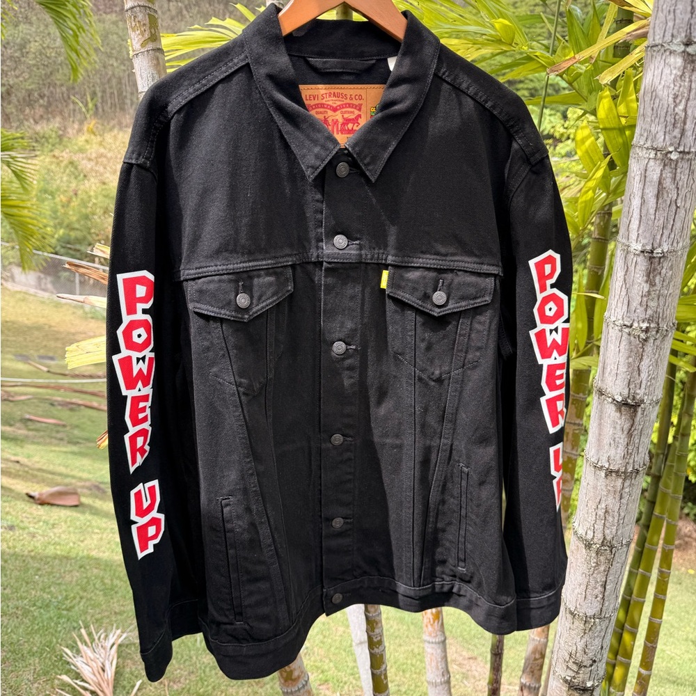 Levi's x Super Mario Black Denim Jacket
